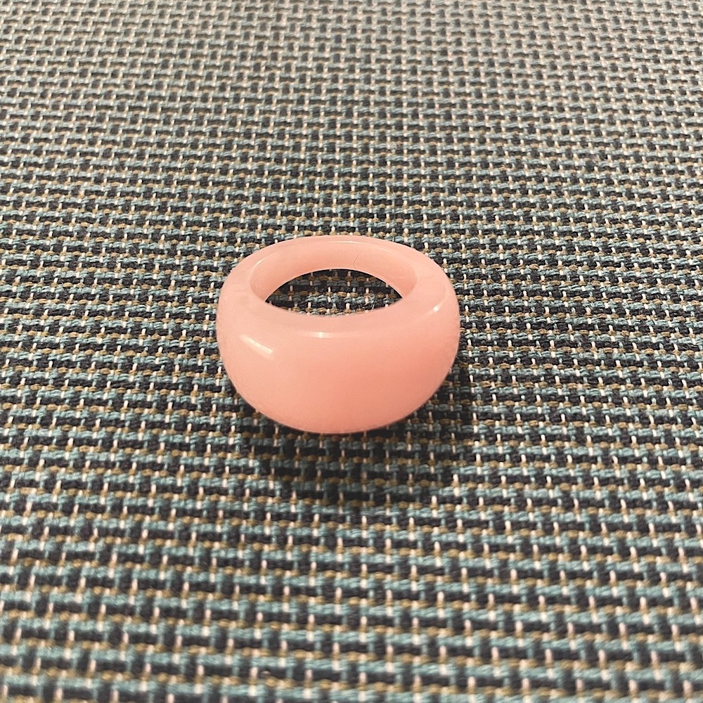 Light pink donut ring